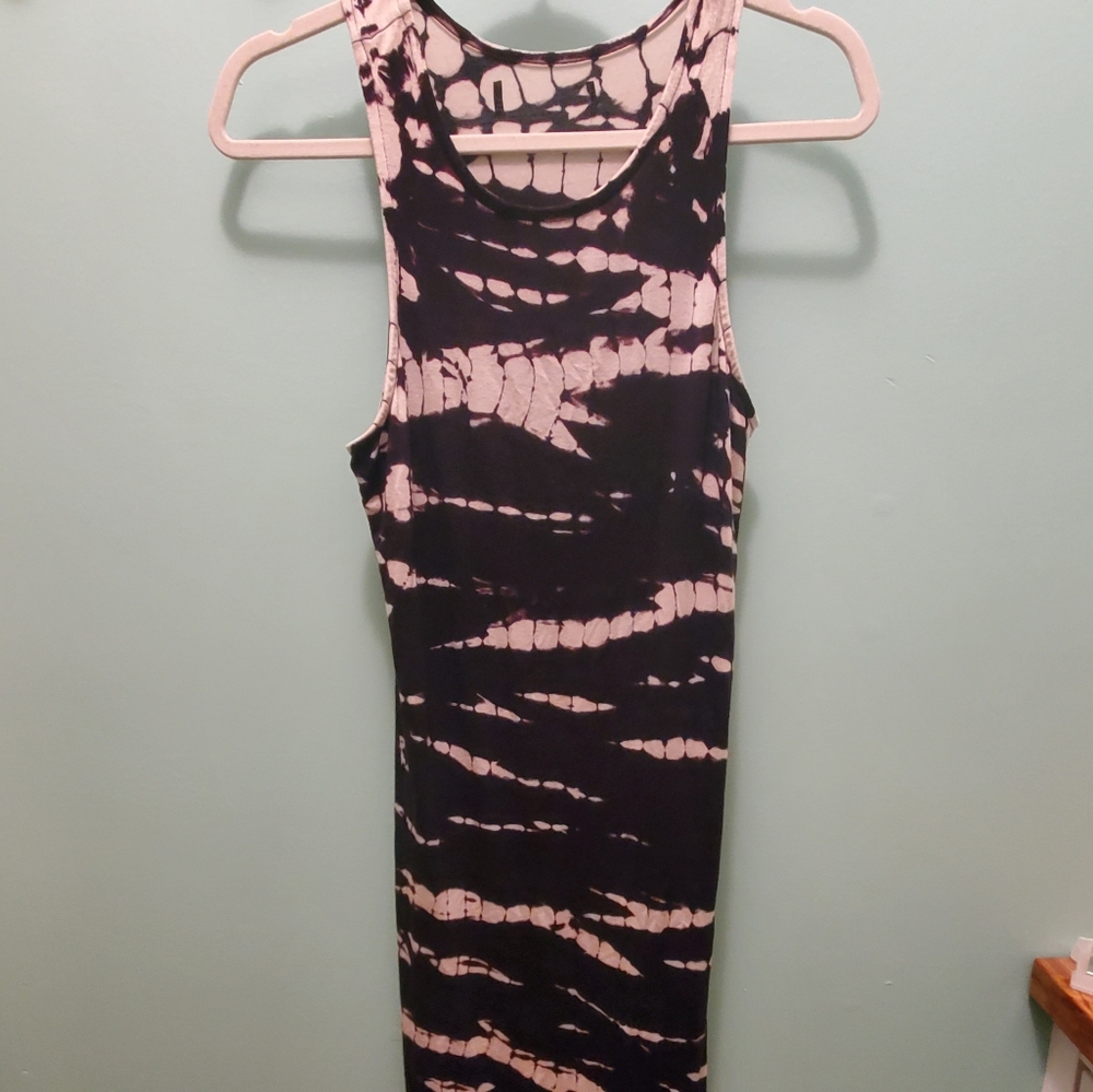 Tiedye bodycon stretch dress